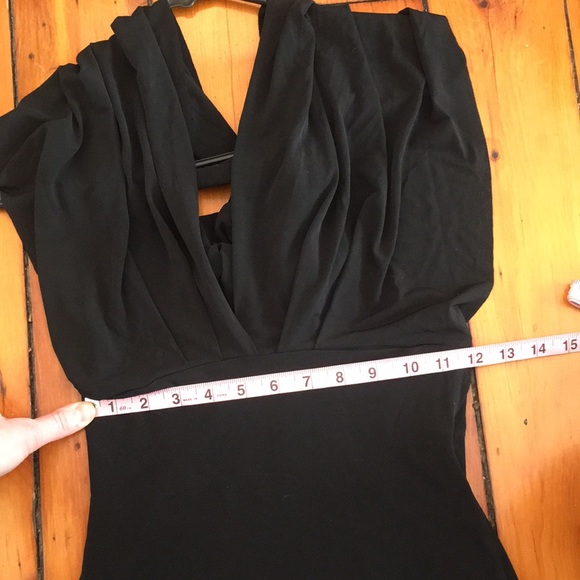 Von Vonni Transformer Wrap Top Black, Size S NWT - Picture 4 of 6